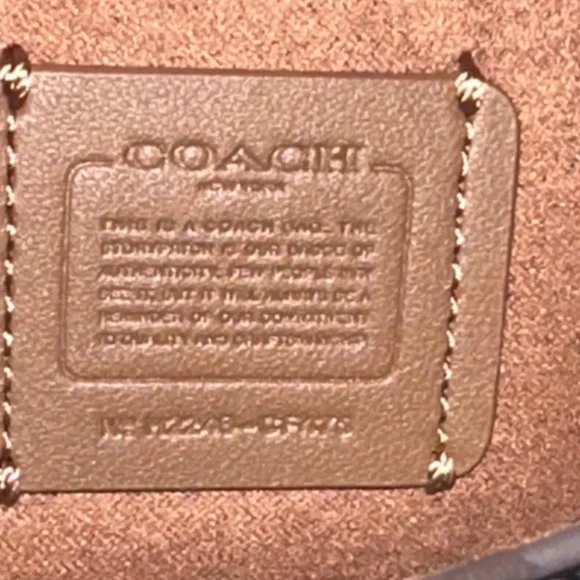 COACH Signature Colorblock Morgan Crossbody in Khaki/Multi, BNWT - Picture 6 of 16